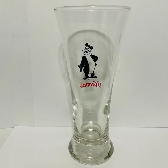 Vintage Hamm's Beer Bear Logo Pilsner
Glass Cup 7" Tall Rare Collectible - Picture 2 of 4